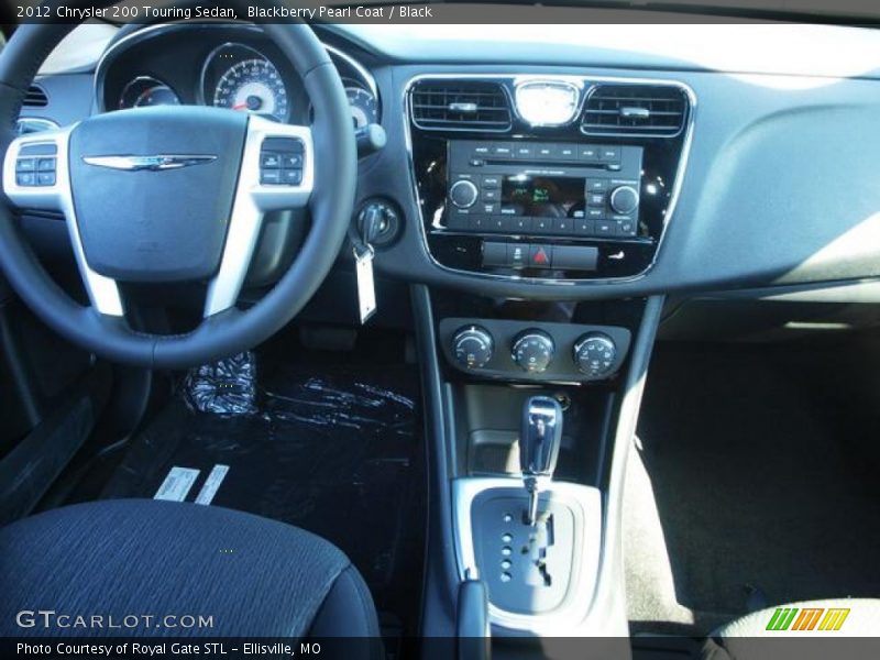 Blackberry Pearl Coat / Black 2012 Chrysler 200 Touring Sedan