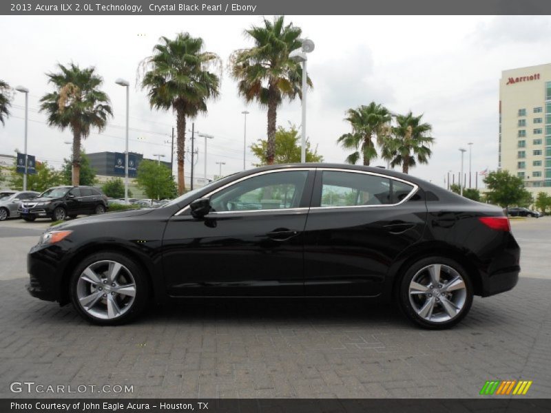 Crystal Black Pearl / Ebony 2013 Acura ILX 2.0L Technology