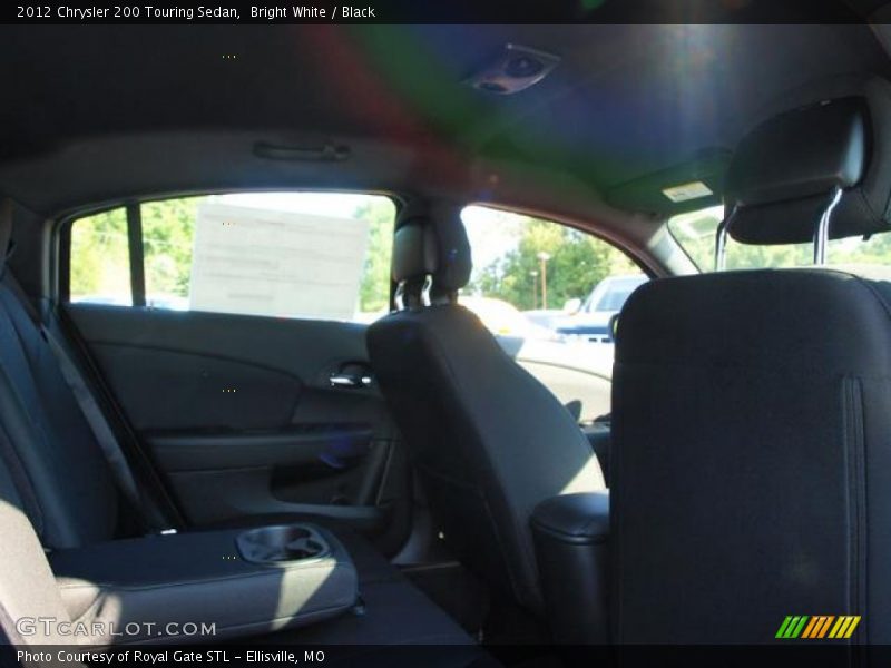Bright White / Black 2012 Chrysler 200 Touring Sedan