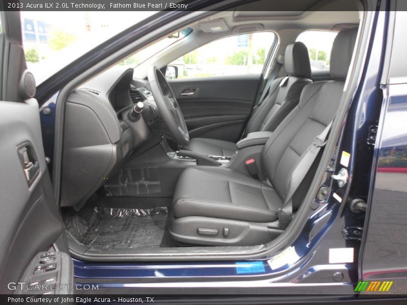 Front Seat of 2013 ILX 2.0L Technology