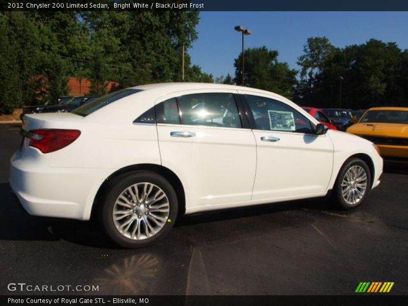 Bright White / Black/Light Frost 2012 Chrysler 200 Limited Sedan