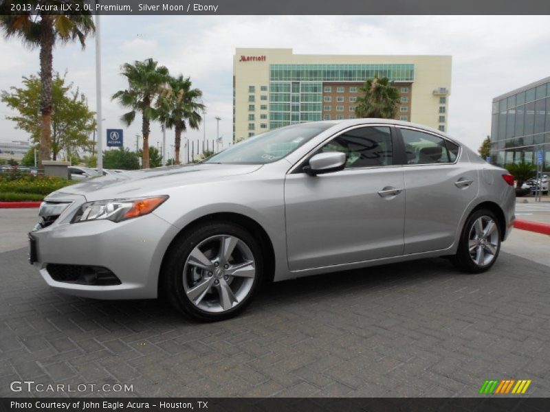 Silver Moon / Ebony 2013 Acura ILX 2.0L Premium