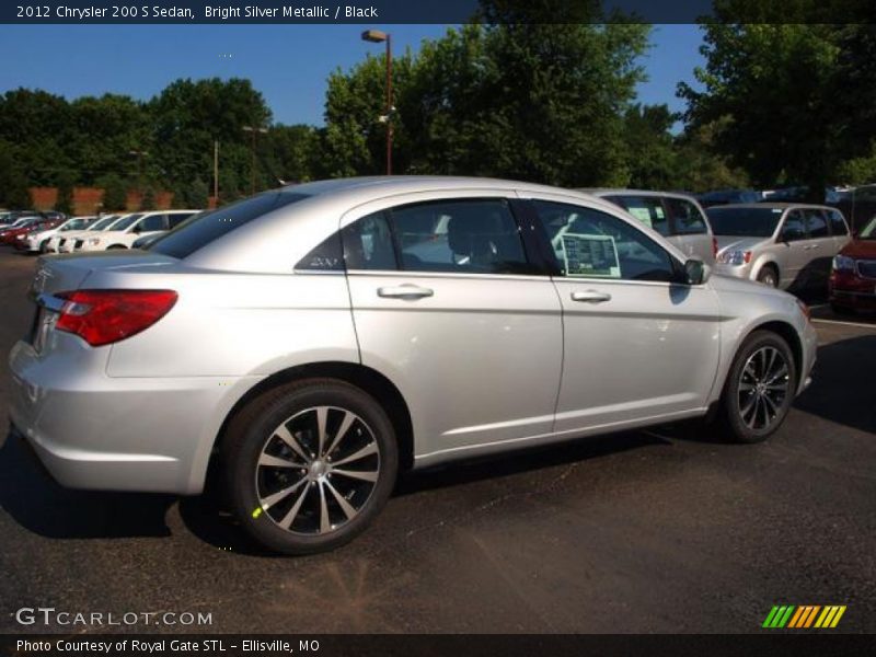 Bright Silver Metallic / Black 2012 Chrysler 200 S Sedan