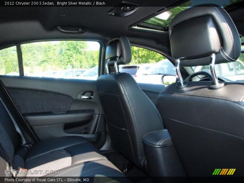 Bright Silver Metallic / Black 2012 Chrysler 200 S Sedan