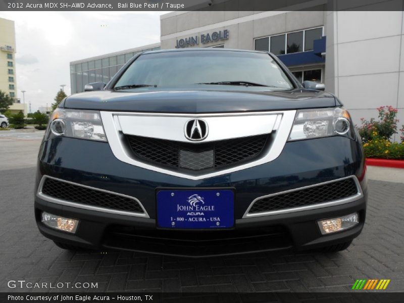 Bali Blue Pearl / Taupe 2012 Acura MDX SH-AWD Advance