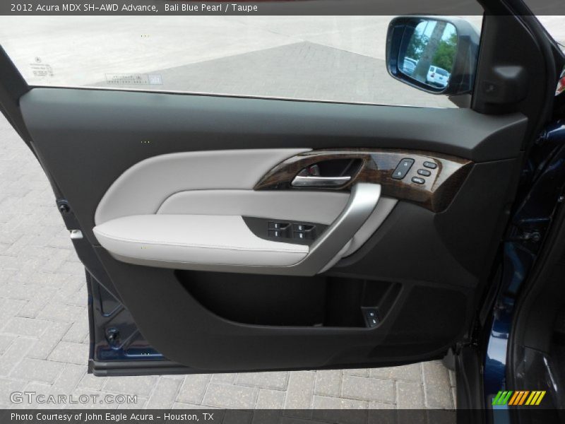 Bali Blue Pearl / Taupe 2012 Acura MDX SH-AWD Advance
