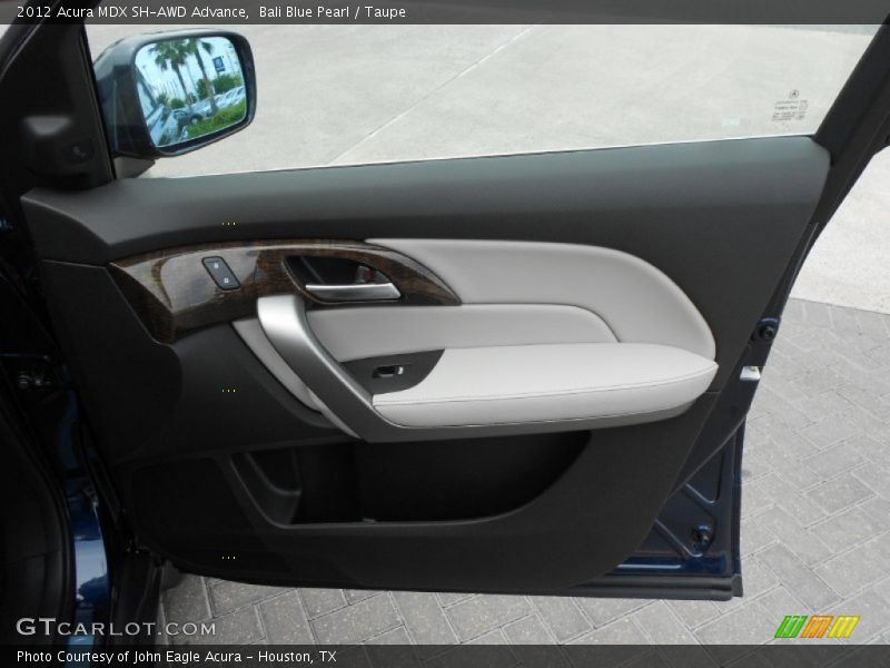 Bali Blue Pearl / Taupe 2012 Acura MDX SH-AWD Advance