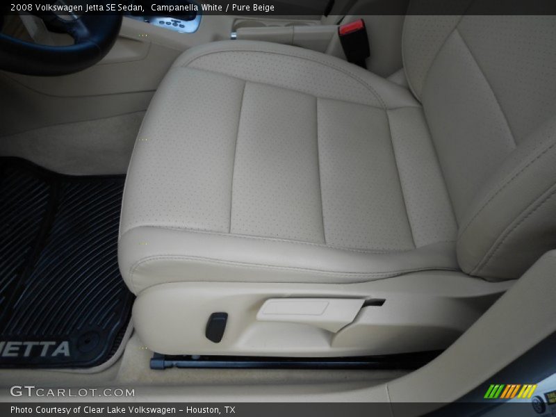 Campanella White / Pure Beige 2008 Volkswagen Jetta SE Sedan