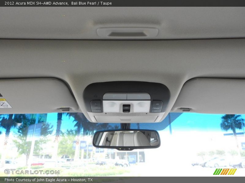 Bali Blue Pearl / Taupe 2012 Acura MDX SH-AWD Advance