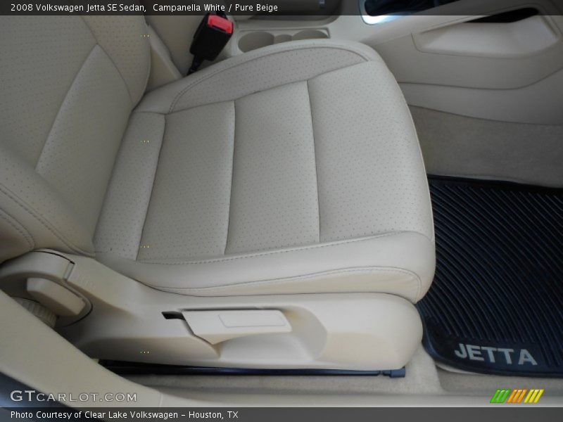 Campanella White / Pure Beige 2008 Volkswagen Jetta SE Sedan