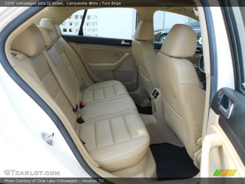 Campanella White / Pure Beige 2008 Volkswagen Jetta SE Sedan
