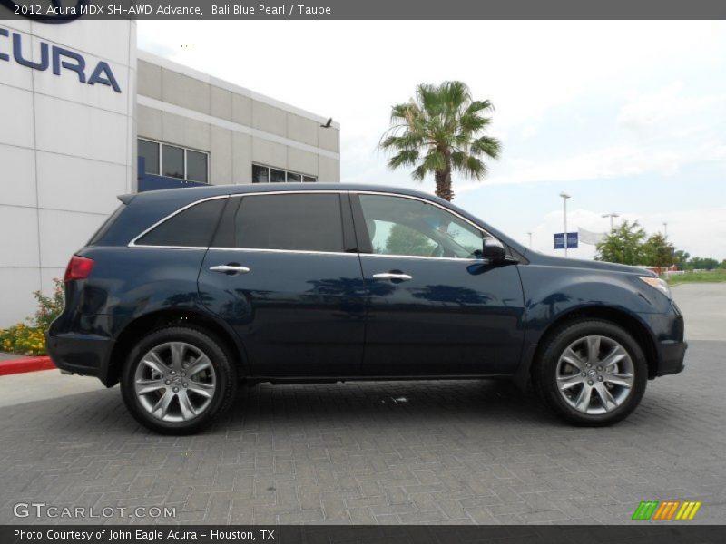 Bali Blue Pearl / Taupe 2012 Acura MDX SH-AWD Advance
