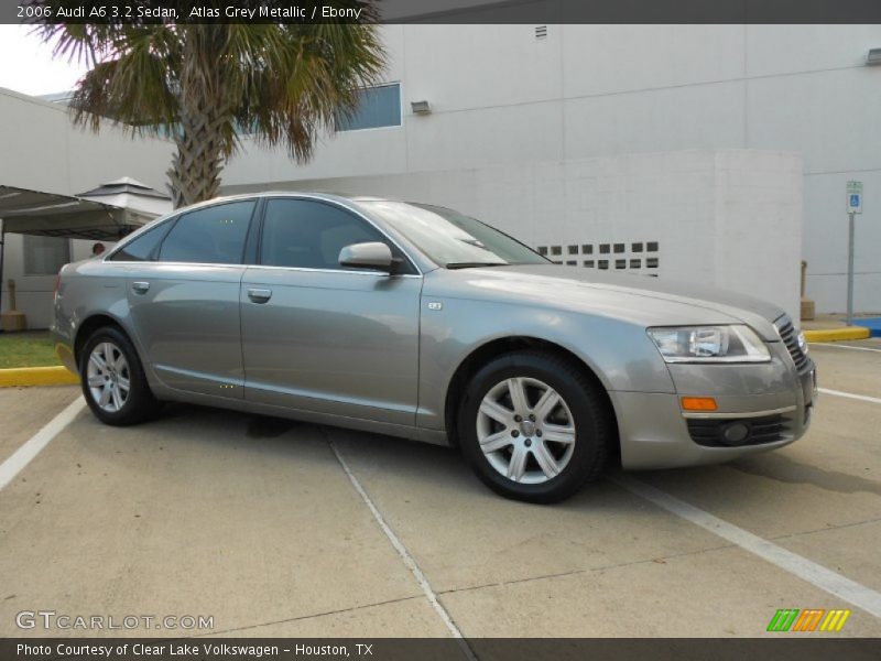 Atlas Grey Metallic / Ebony 2006 Audi A6 3.2 Sedan