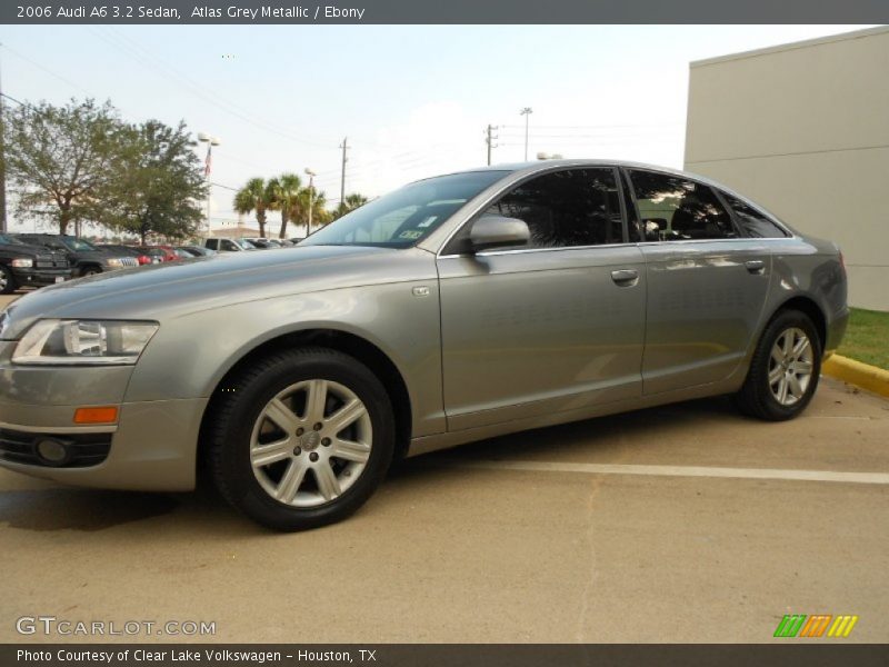 Atlas Grey Metallic / Ebony 2006 Audi A6 3.2 Sedan
