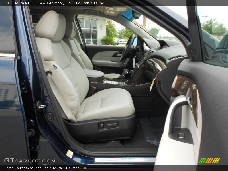 Bali Blue Pearl / Taupe 2012 Acura MDX SH-AWD Advance