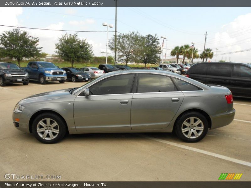 Atlas Grey Metallic / Ebony 2006 Audi A6 3.2 Sedan