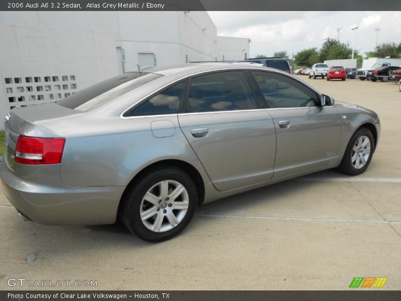 Atlas Grey Metallic / Ebony 2006 Audi A6 3.2 Sedan