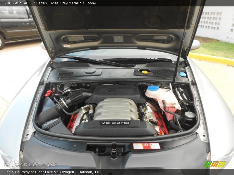 Atlas Grey Metallic / Ebony 2006 Audi A6 3.2 Sedan