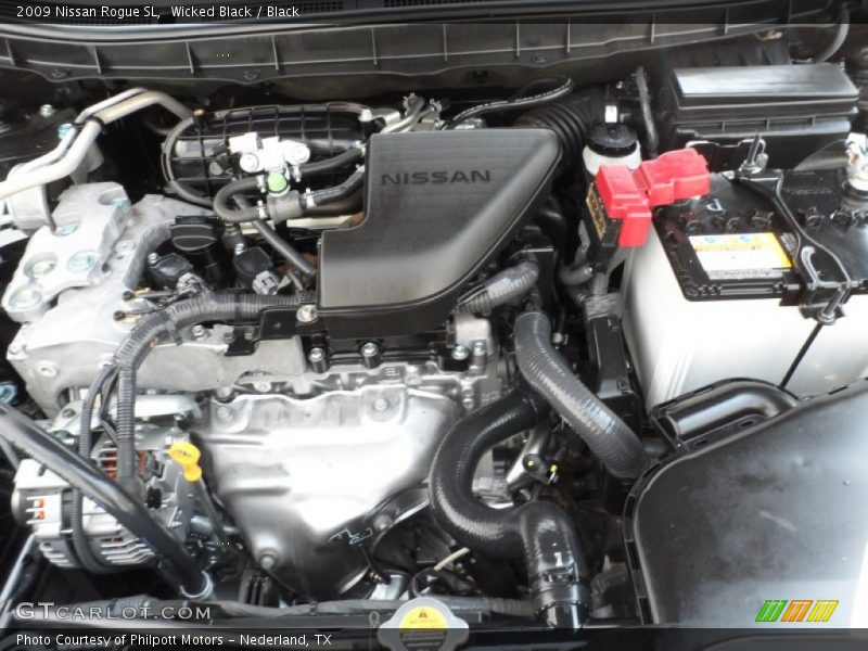 Wicked Black / Black 2009 Nissan Rogue SL