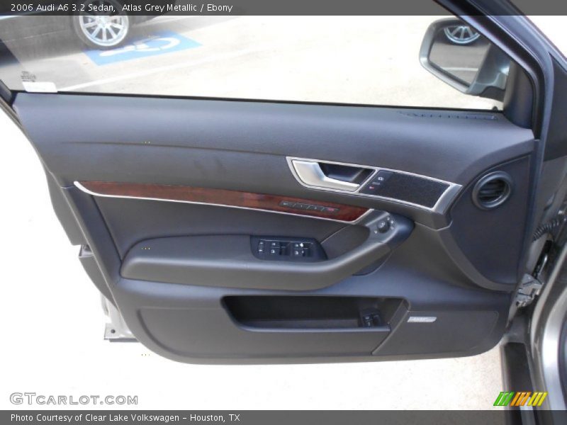 Atlas Grey Metallic / Ebony 2006 Audi A6 3.2 Sedan