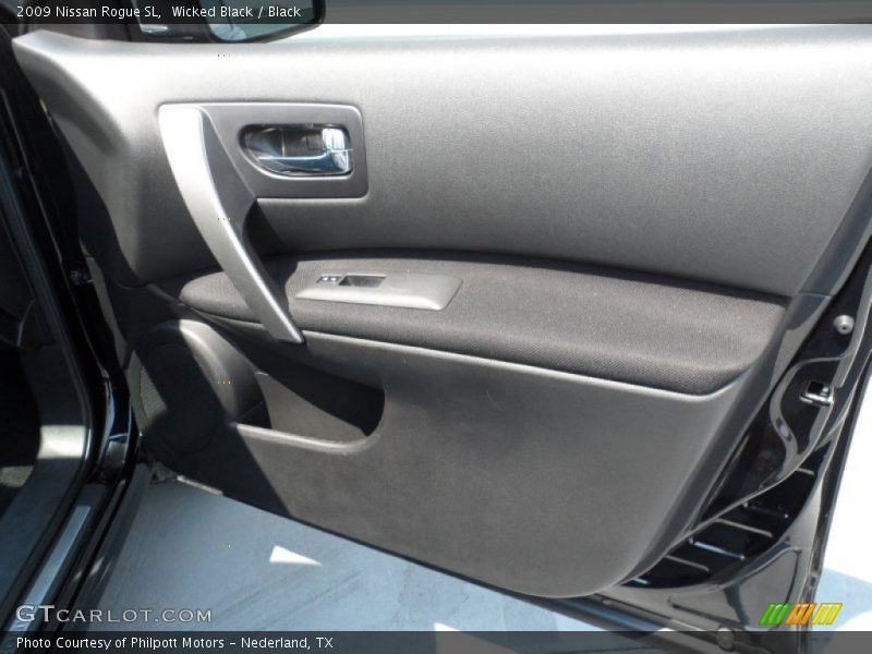 Wicked Black / Black 2009 Nissan Rogue SL