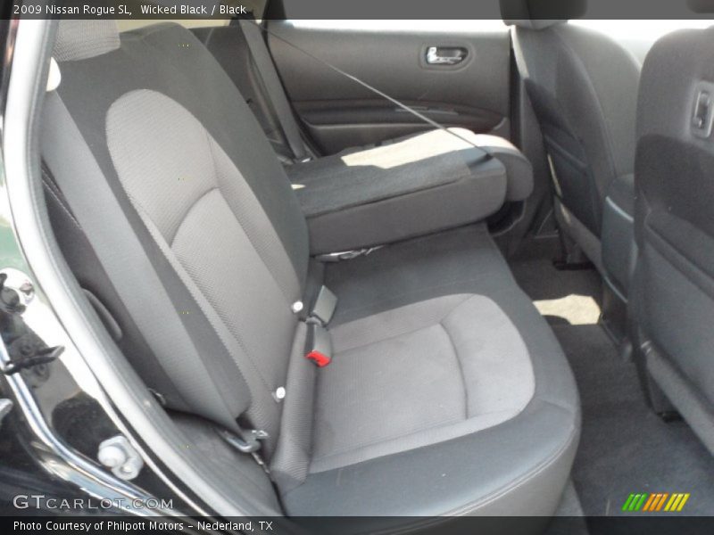 Wicked Black / Black 2009 Nissan Rogue SL