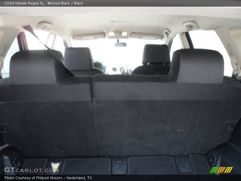 Wicked Black / Black 2009 Nissan Rogue SL