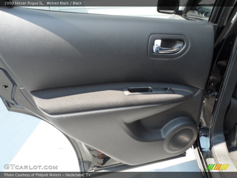 Wicked Black / Black 2009 Nissan Rogue SL