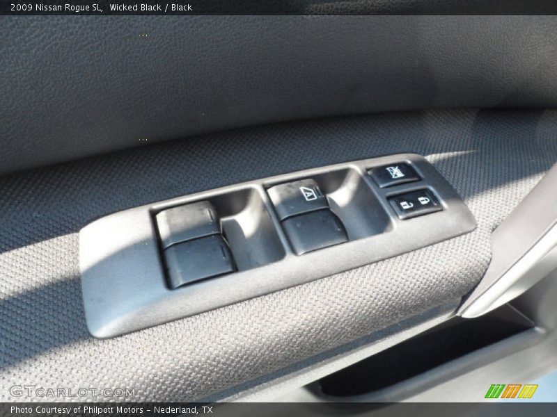 Wicked Black / Black 2009 Nissan Rogue SL