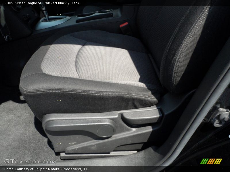 Wicked Black / Black 2009 Nissan Rogue SL