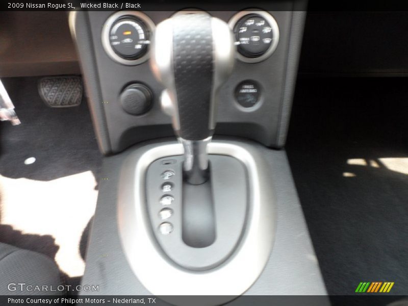 Wicked Black / Black 2009 Nissan Rogue SL