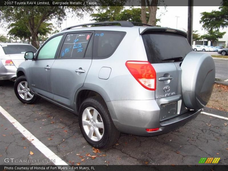 Everglade Metallic / Taupe 2007 Toyota RAV4 Limited