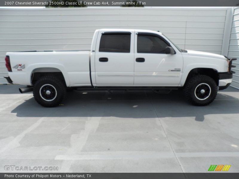 Summit White / Tan 2007 Chevrolet Silverado 2500HD Classic LT Crew Cab 4x4