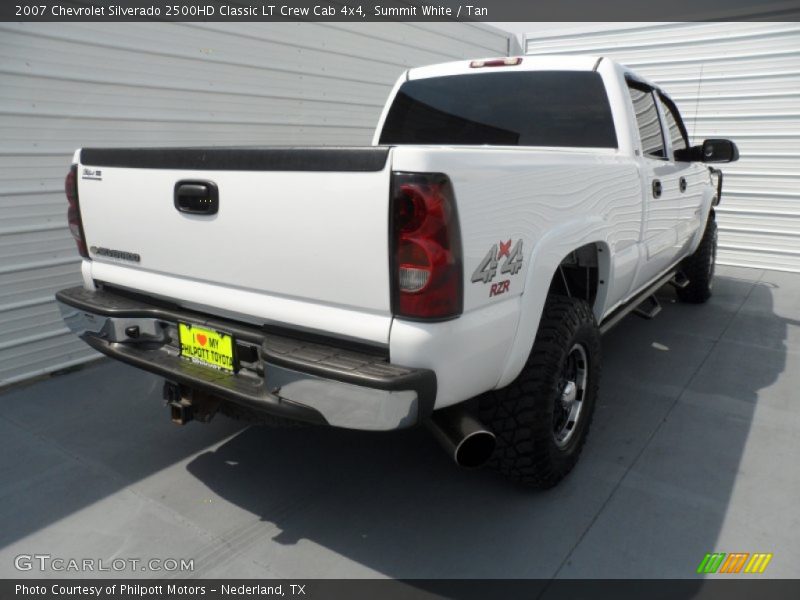 Summit White / Tan 2007 Chevrolet Silverado 2500HD Classic LT Crew Cab 4x4