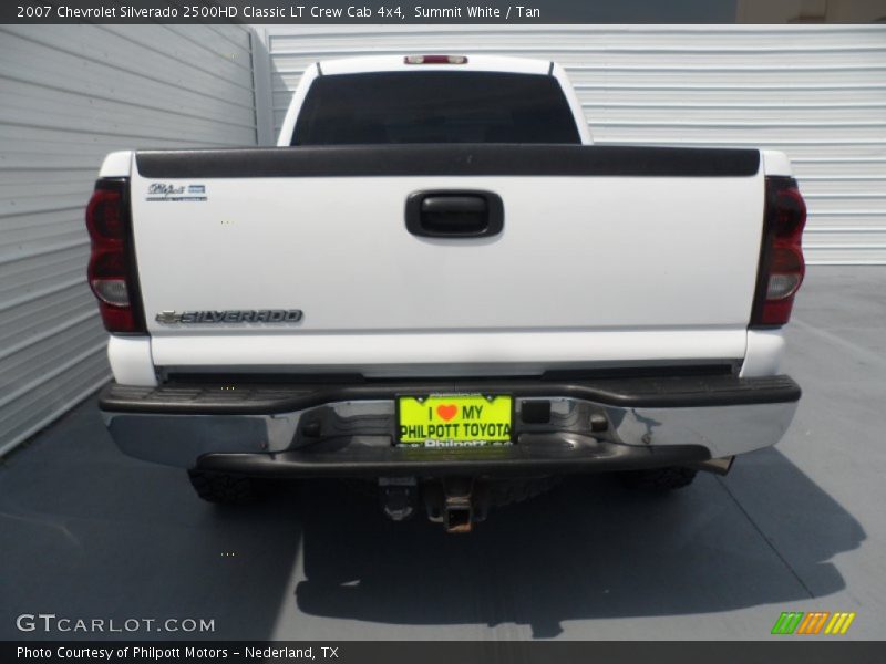 Summit White / Tan 2007 Chevrolet Silverado 2500HD Classic LT Crew Cab 4x4