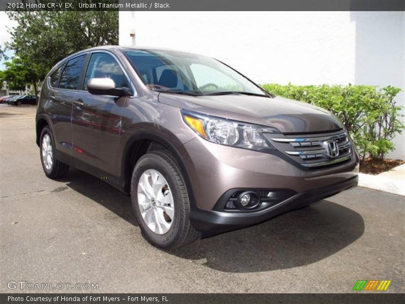 Urban Titanium Metallic / Black 2012 Honda CR-V EX