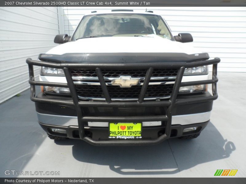 Summit White / Tan 2007 Chevrolet Silverado 2500HD Classic LT Crew Cab 4x4