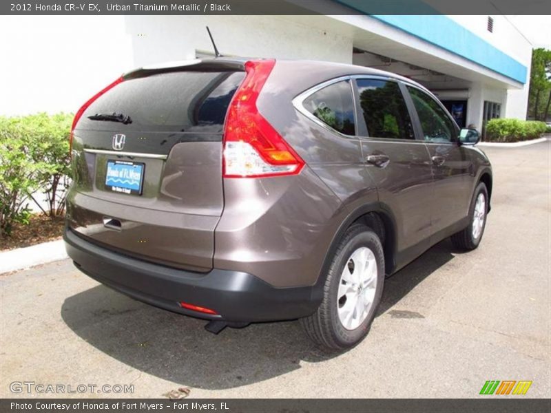 Urban Titanium Metallic / Black 2012 Honda CR-V EX