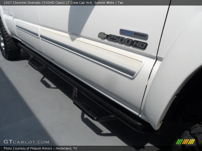 Summit White / Tan 2007 Chevrolet Silverado 2500HD Classic LT Crew Cab 4x4