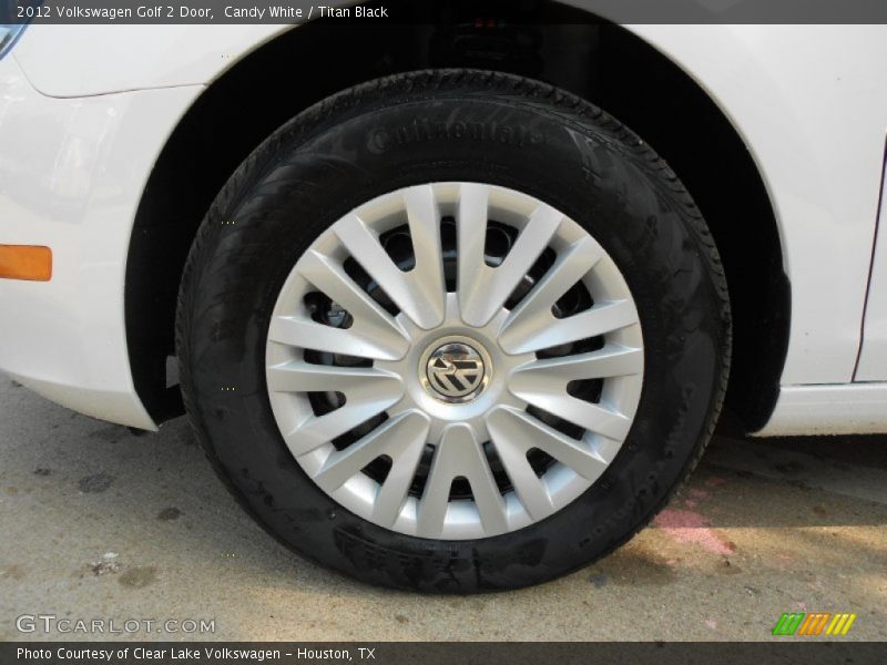 Candy White / Titan Black 2012 Volkswagen Golf 2 Door