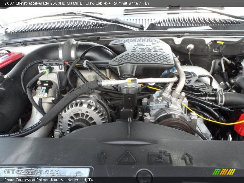 Summit White / Tan 2007 Chevrolet Silverado 2500HD Classic LT Crew Cab 4x4