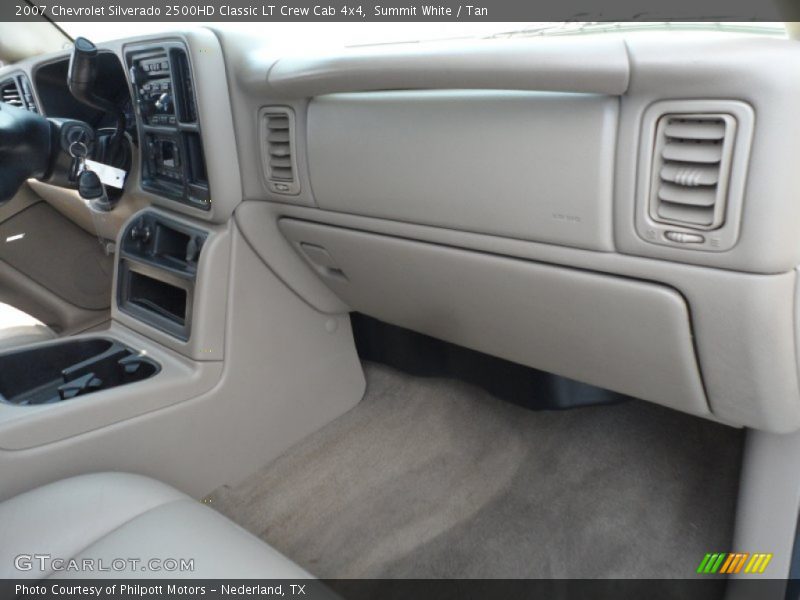 Summit White / Tan 2007 Chevrolet Silverado 2500HD Classic LT Crew Cab 4x4