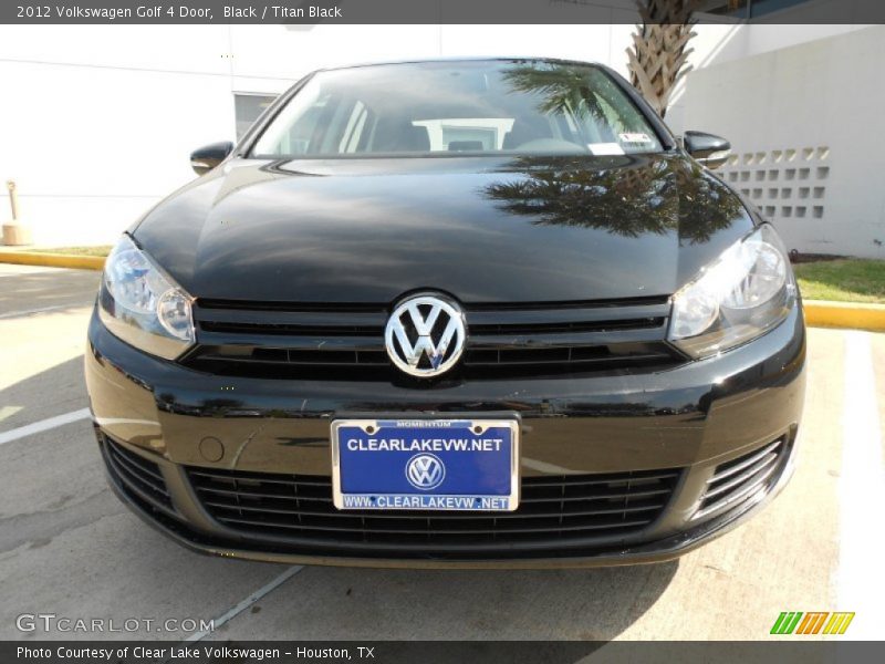 Black / Titan Black 2012 Volkswagen Golf 4 Door