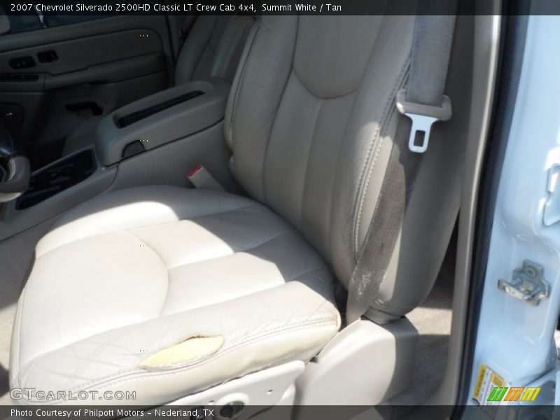 Summit White / Tan 2007 Chevrolet Silverado 2500HD Classic LT Crew Cab 4x4