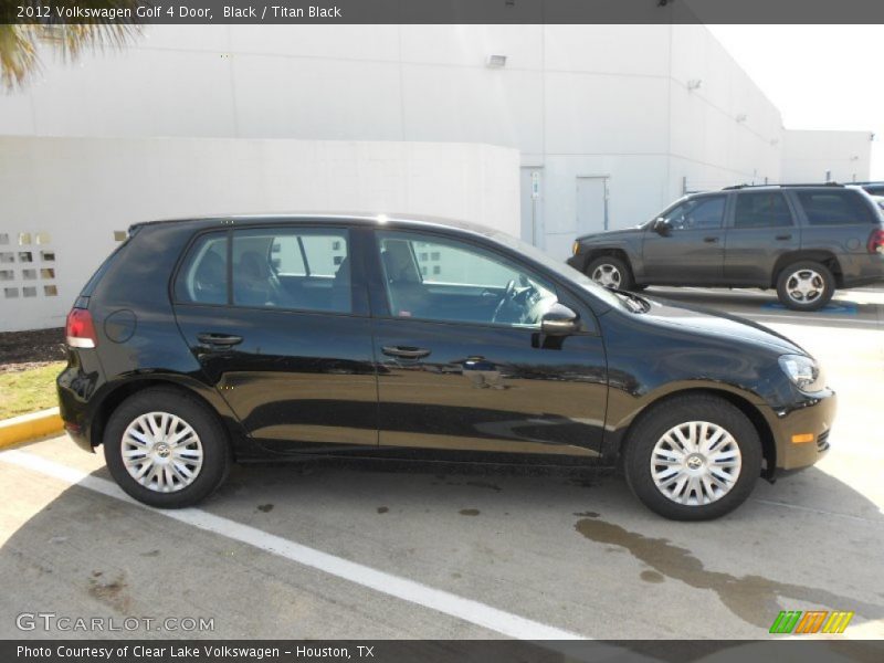 Black / Titan Black 2012 Volkswagen Golf 4 Door