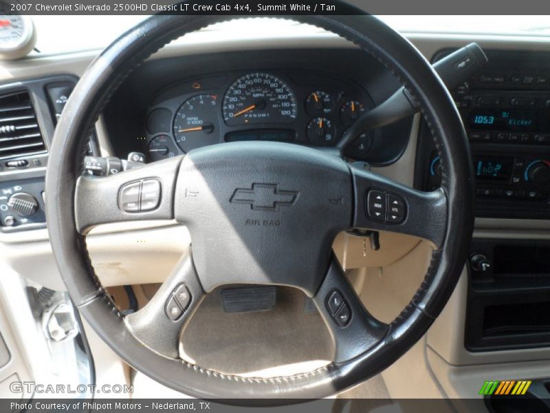 Summit White / Tan 2007 Chevrolet Silverado 2500HD Classic LT Crew Cab 4x4