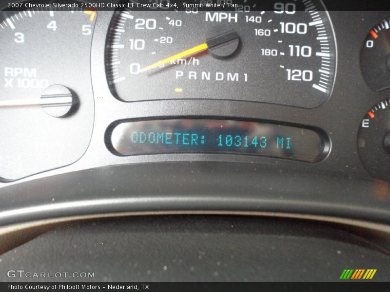 Summit White / Tan 2007 Chevrolet Silverado 2500HD Classic LT Crew Cab 4x4