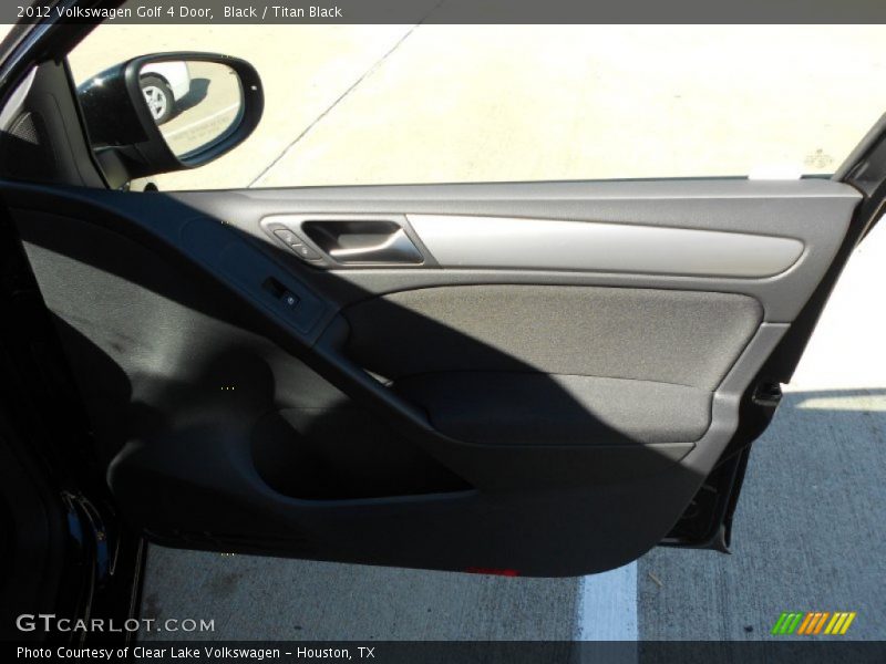 Black / Titan Black 2012 Volkswagen Golf 4 Door