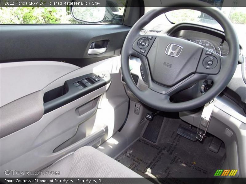 Polished Metal Metallic / Gray 2012 Honda CR-V LX
