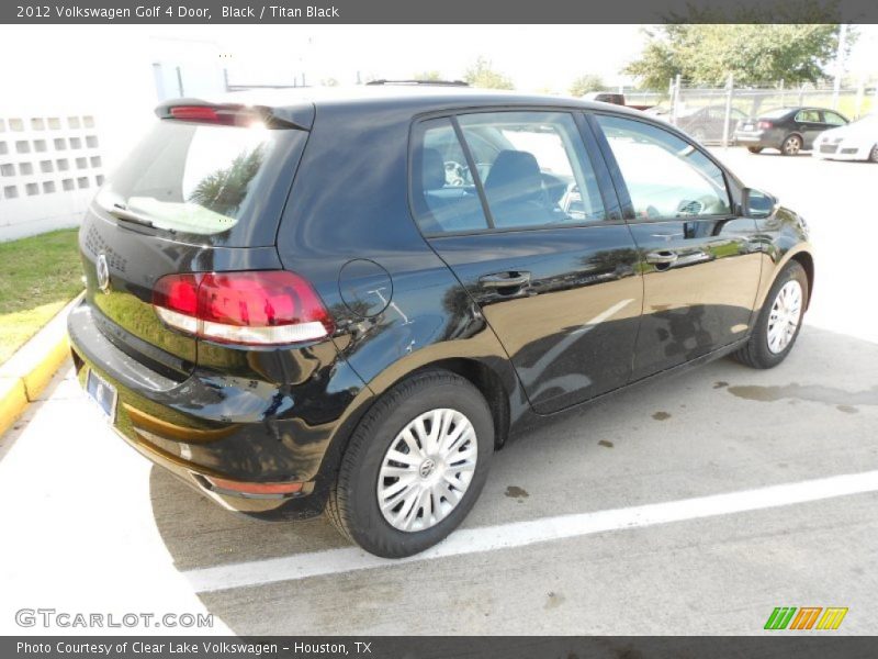 Black / Titan Black 2012 Volkswagen Golf 4 Door